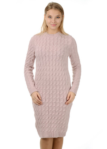 Бледно-розовое кэжуал платье Loran