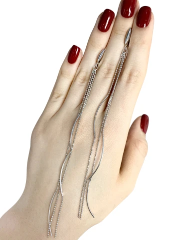 Сережки Silver Flame (132949726)