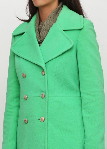 Зеленое демисезонное Пальто двубортное Heine