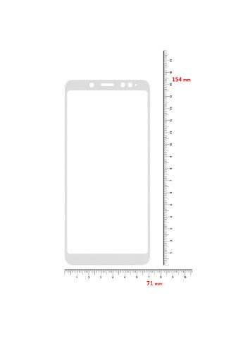 Стекло защитное Xiaomi Redmi Note 5 White (702226) (702226) BeCover (252388786)