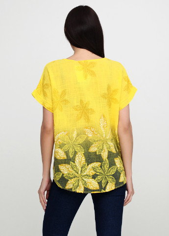 Желтая летняя блуза Fashion
