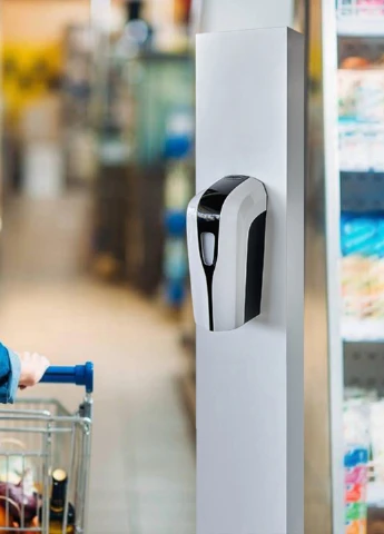 1000 ML Мобильная стойка для дезинфекции рук - напольный дозатор для антисептика ACTIVE CLEAN (238029485)