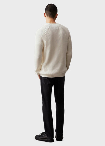 Черные демисезонные прямые джинсы Calvin Klein Jeans