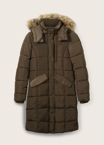 Оливковая (хаки) зимняя куртка Tom Tailor