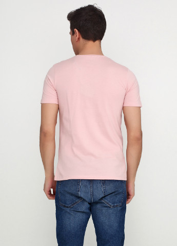 Светло-розовая футболка Jack & Jones