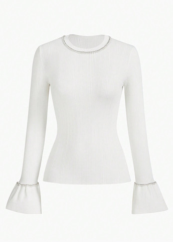 Білий демісезонний джемпер джемпер SHEIN