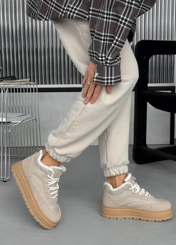 Кроссовки Bashili бежевые зима (365452521)