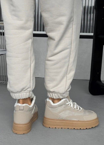 Кроссовки Bashili бежевые зима (365452521)