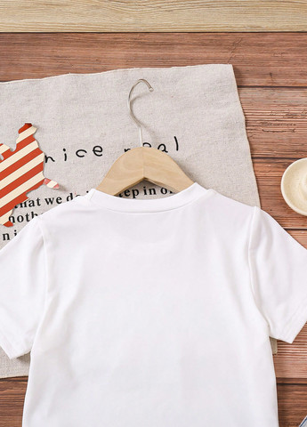 Белая летняя футболка SHEIN