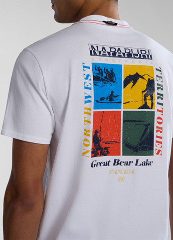 Белая футболка Napapijri