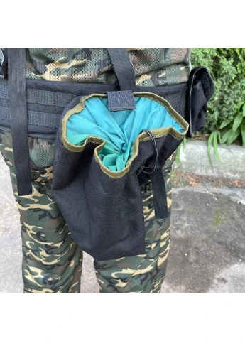 РПС система MOLLE + підсумки 6601 ЗСУ (ЗСУ) Розвантажувальна поясна система чорна Power (254440492)