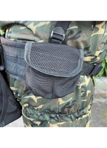 РПС система MOLLE + підсумки 6601 ЗСУ (ЗСУ) Розвантажувальна поясна система чорна Power (254440492)