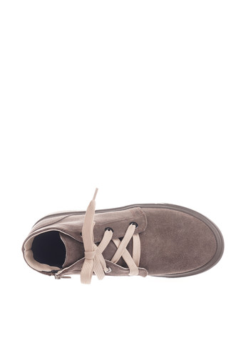 Осенние ботинки Lon&Ys со шнуровкой из натуральной замши