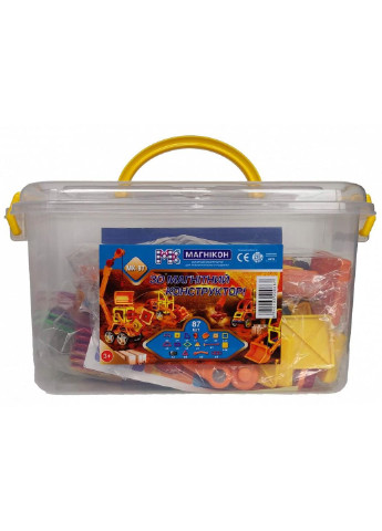 Конструктор (MK-87) Магнікон 87 деталей Plastic box (249597807)