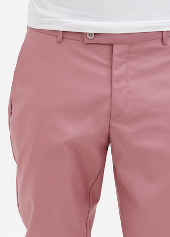 Розовые кэжуал демисезонные чиносы брюки Boohoo