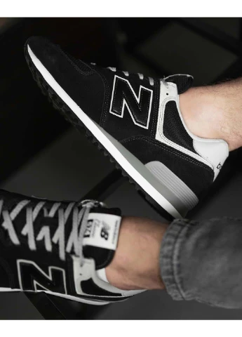Чорні кросівки демісезон New Balance