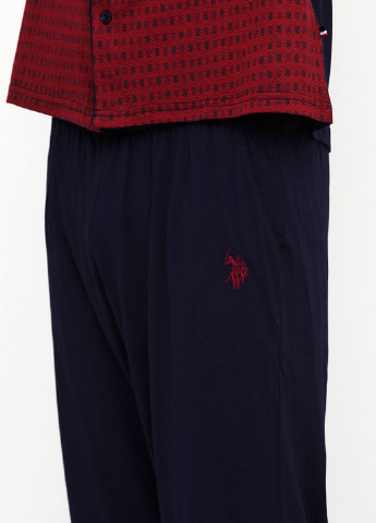 Бордовый демисезонный комплект (рубашка, брюки) U.S. Polo Assn.