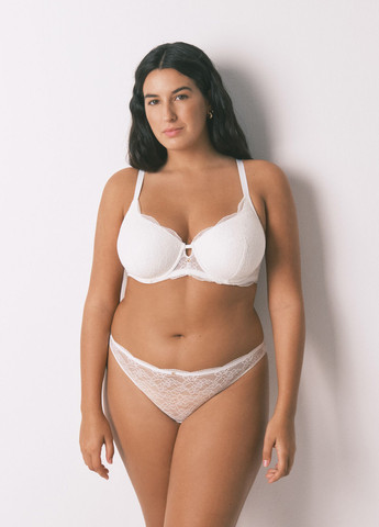 Белый бюстгальтер Women'secret с косточками полиамид