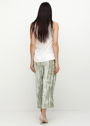Светло-зеленые кэжуал демисезонные прямые брюки Zara
