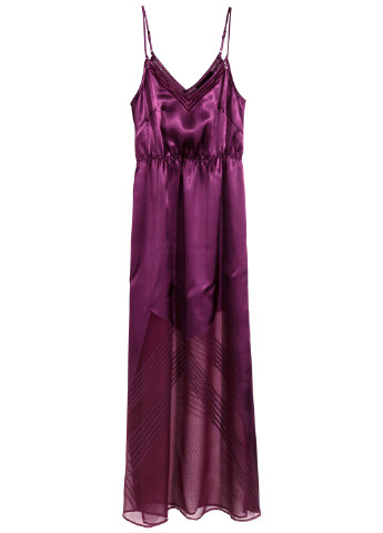 Фиолетовое вечернее платье H&M