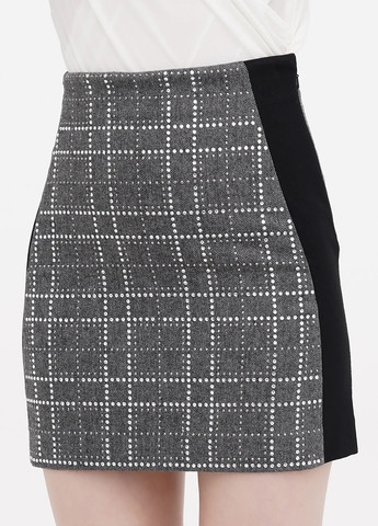 Серая кэжуал колор блок юбка Pinko