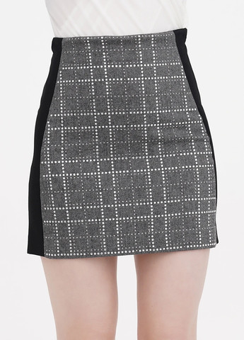 Серая кэжуал колор блок юбка Pinko