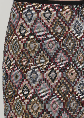Разноцветная кэжуал с геометрическим узором юбка Vila