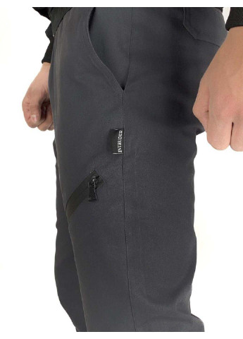 Серые кэжуал демисезонные брюки Intruder