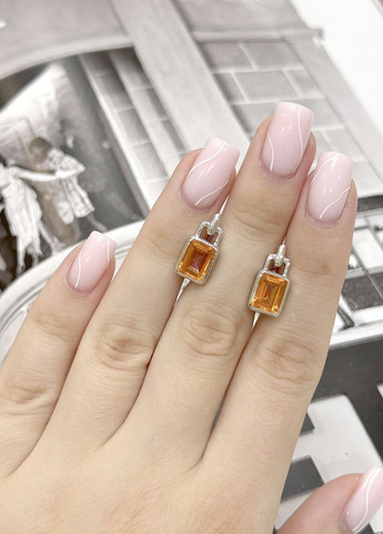 Серьги Silver Flame (301047939)