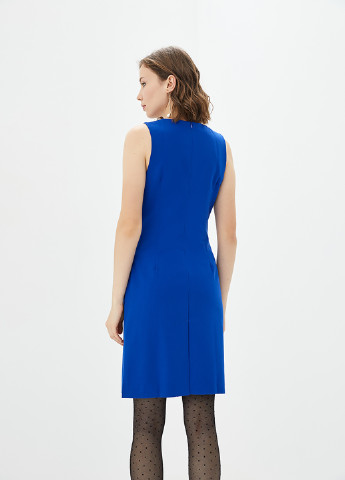 Синее кэжуал платье Gingier однотонное