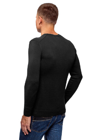 Чорний демісезонний пуловер пуловер Oodji