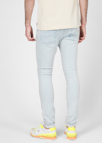 Голубые демисезонные скинни джинсы Tommy Hilfiger