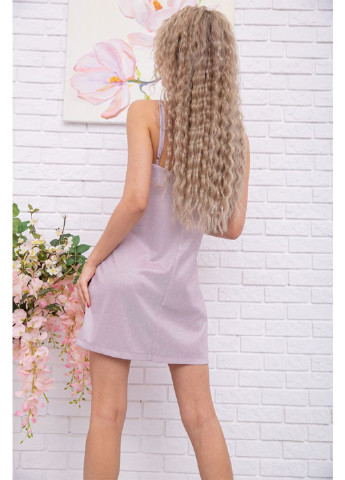 Светло-розовое коктейльное платье с открытой спиной Ager меланжевое