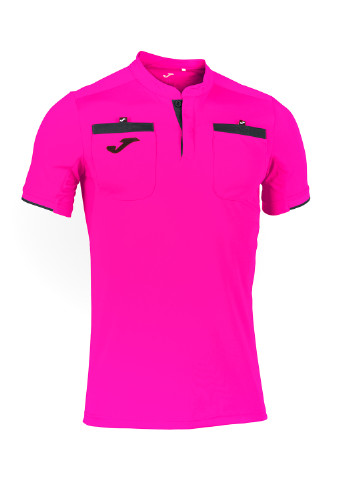 Фуксиновая (цвета Фуксия) мужская футболка поло Joma с логотипом
