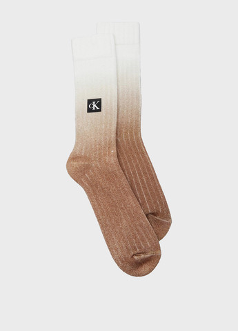Коричневі шкарпетки Calvin Klein Jeans однотонні (347731643)
