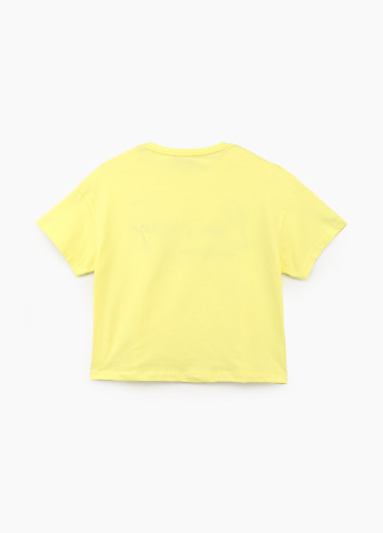 Желтая летняя футболка Viollen