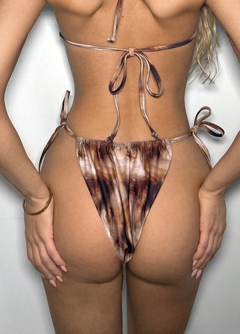 Цветные купальные трусики тай-дай SHEIN