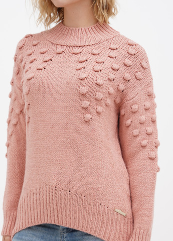 Пудровый демисезонный свитер Sassofono