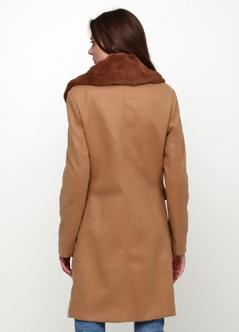 Світло-коричневе демісезонне Пальто Miss Moda
