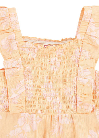 Помаранчевий літній комплект (майка, шорти) Levi's