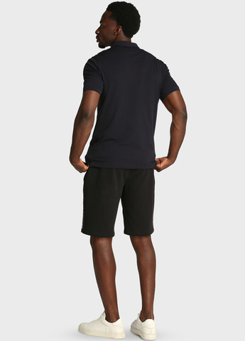 Черная футболка-поло для мужчин Calvin Klein однотонная