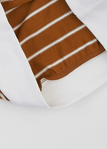 Светло-коричневый свитшот ArDoMi полоска без декора (343091818)