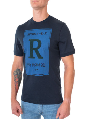 Синяя футболка Roy Robson