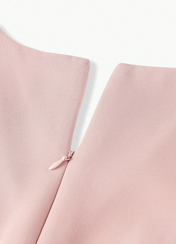 Світло-рожева кежуал сукня футляр SHEIN однотонна