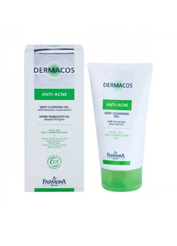 Глибока очіщувальній гель Dermacos Anti-Acne для вмівання лица 150 мл Farmona 5900117095270 (249979725)