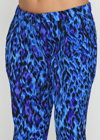 Синие кэжуал летние прямые брюки S.Oliver