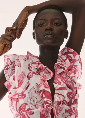 Белая блузка H&M