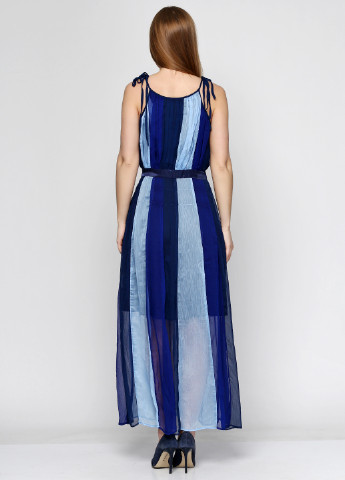 Синее кэжуал платье Silvian Heach в полоску