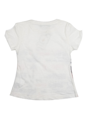 Молочна літня футболка з коротким рукавом Cichlid