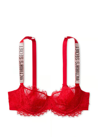 Червоний демісезонний комплект (бюстгальтер, трусики) Victoria's Secret